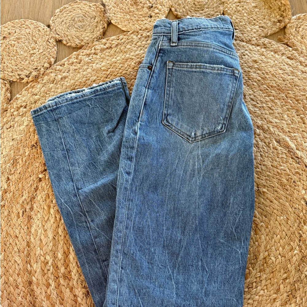 Abercrombie & Fitch Light Blue High-Rise Jeans